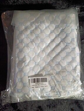 Cooling Pillowcases 2pk- Light Blue/White